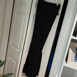 Black flare pants